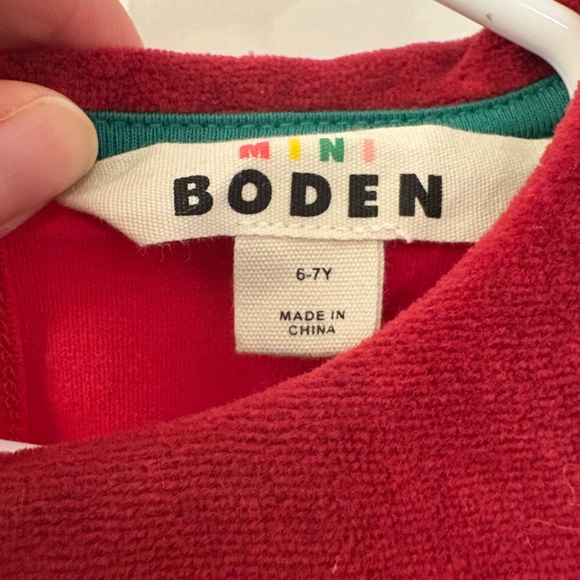 Boden Girls Christmas Dress Size 6 - 7 - Picture 2 of 2